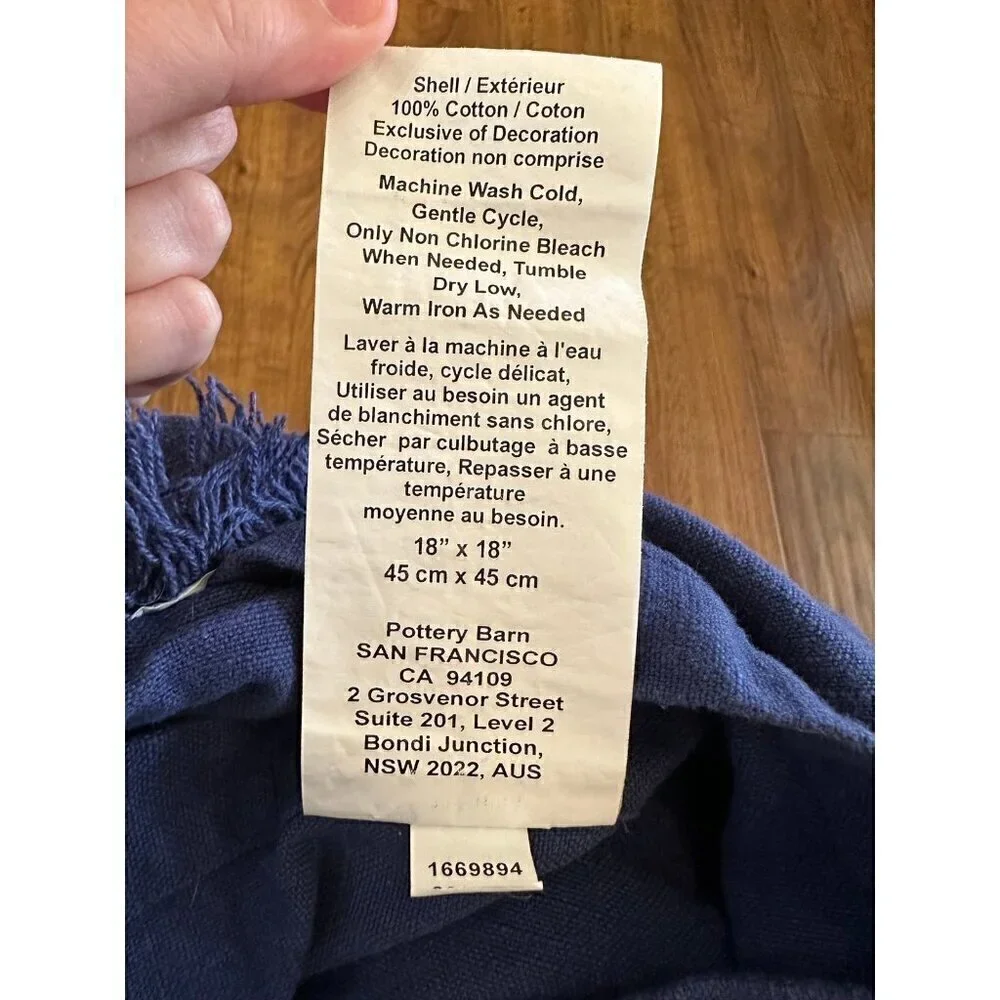 Pottery Barn set of 2 pillow covers